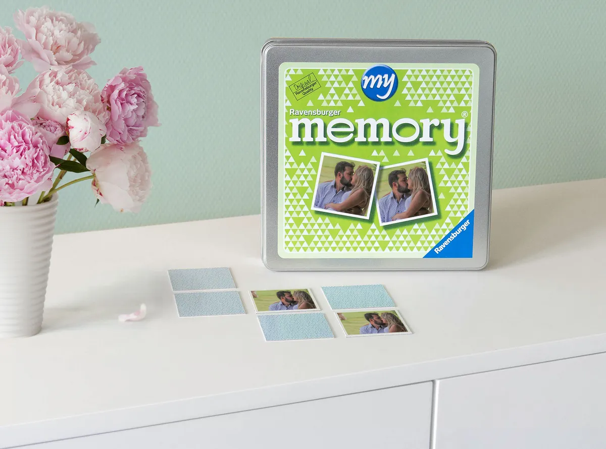 Foto Memory als Hochzeitsgeschenk online personalisieren