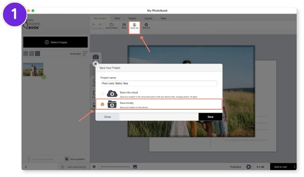 Project is being downloaded from the cloud